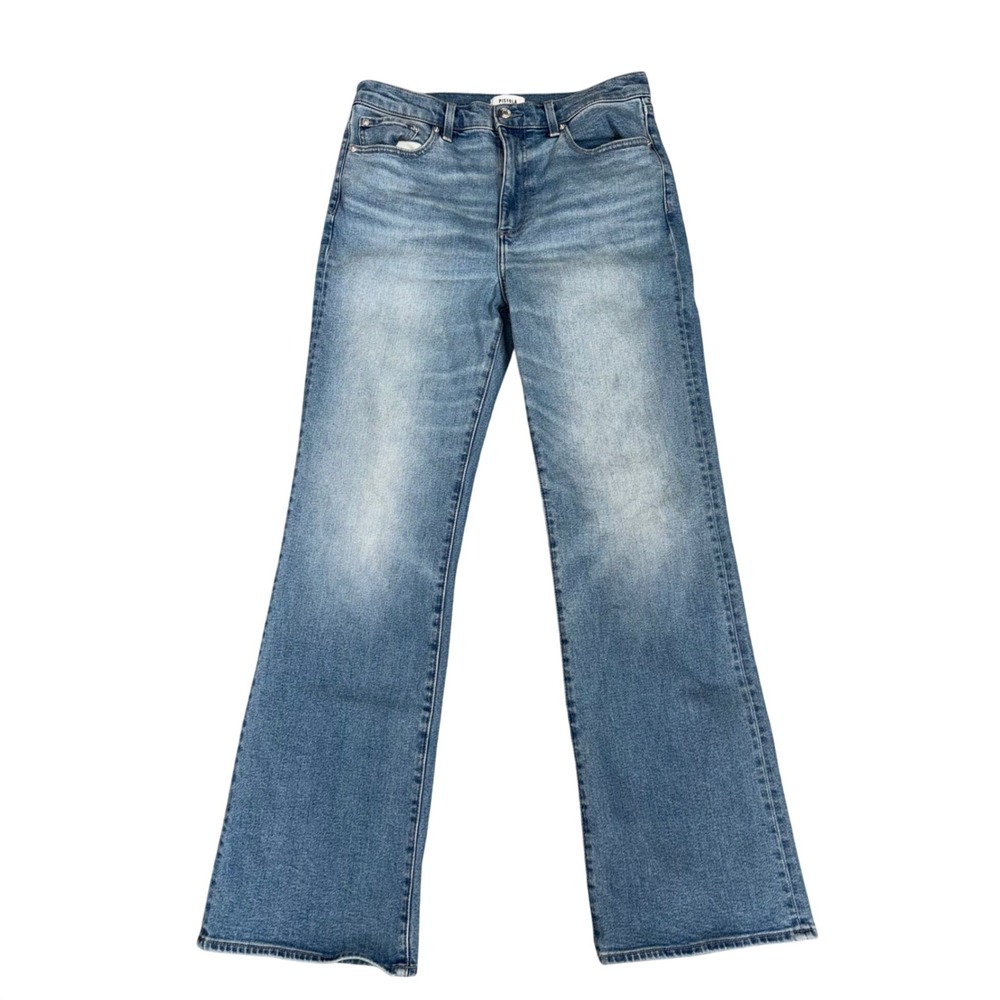 Pistola Flare Jeans Women 30 Blue Excellent High Rise Medium Wash P00016420QL